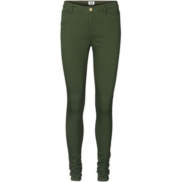 Vero Moda "Kombu Green" Wonder Jegging NEW- Sz. 25 - Picture 1 of 11